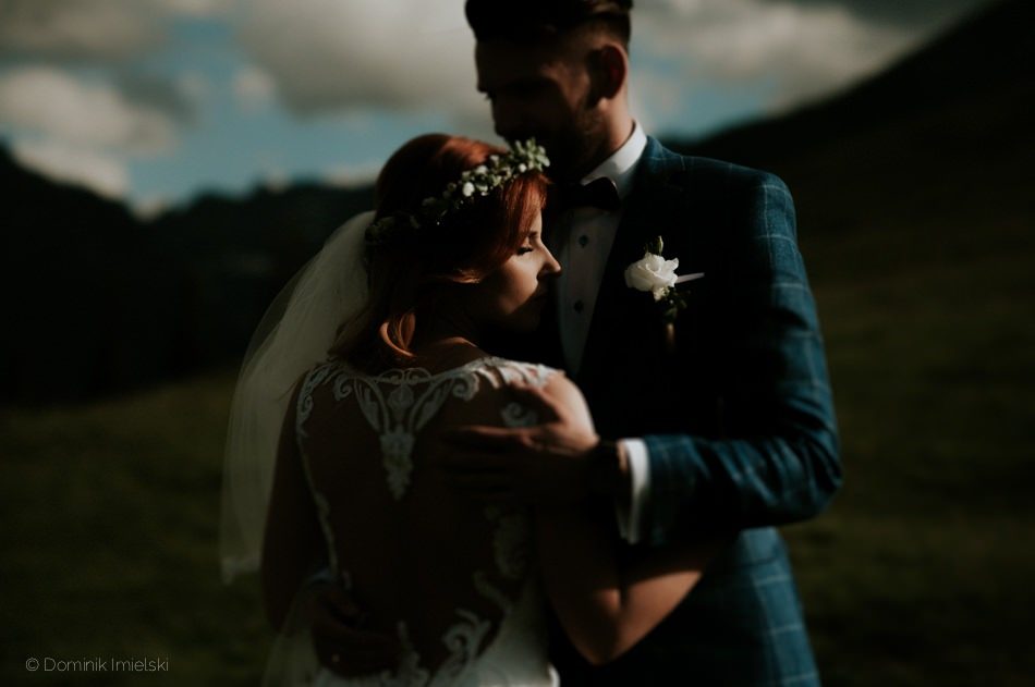 zdjęcia ślubne w Tatrach, wesele w Hotelu Dworek Sichlański w Murzasichle